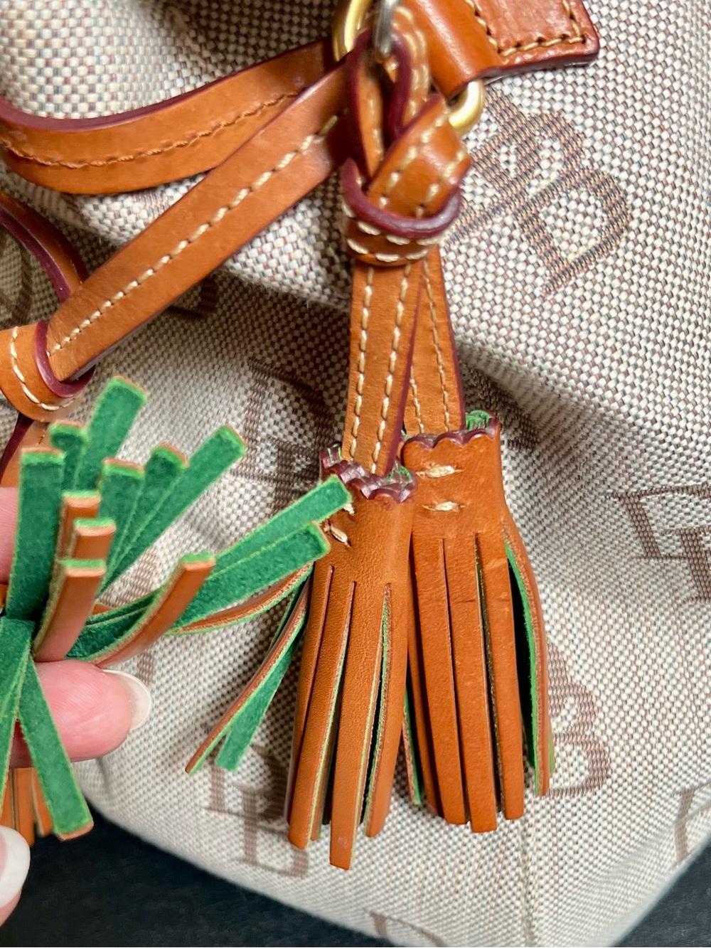 DOONEY & BOURKE Florentine Jacquard "The Smith" Shoulder Bag - Picture 7 of 15